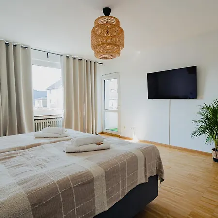 Apartmán Atlas Dinslaken, 3 Zimmer, Zentrum, Naehe Bahnhof, Balkon
