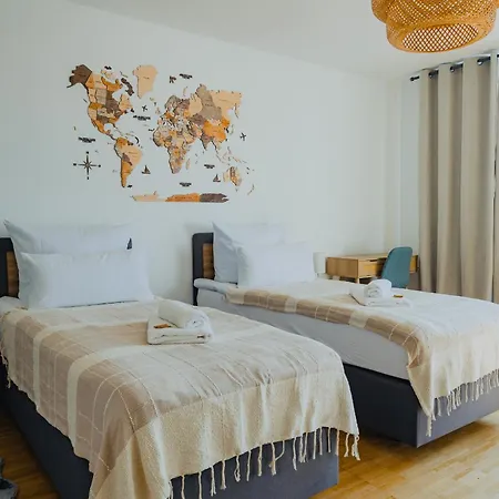 Atlas Dinslaken, 3 Zimmer, Zentrum, Naehe Bahnhof, Balkon Apartmán Dinslaken