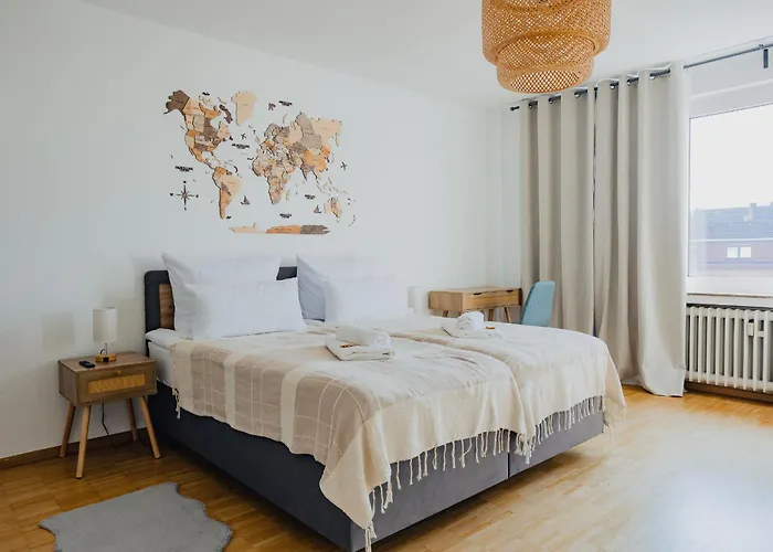 Atlas Dinslaken, 3 Zimmer, Zentrum, Naehe Bahnhof, Balkon Apartman Dinslaken