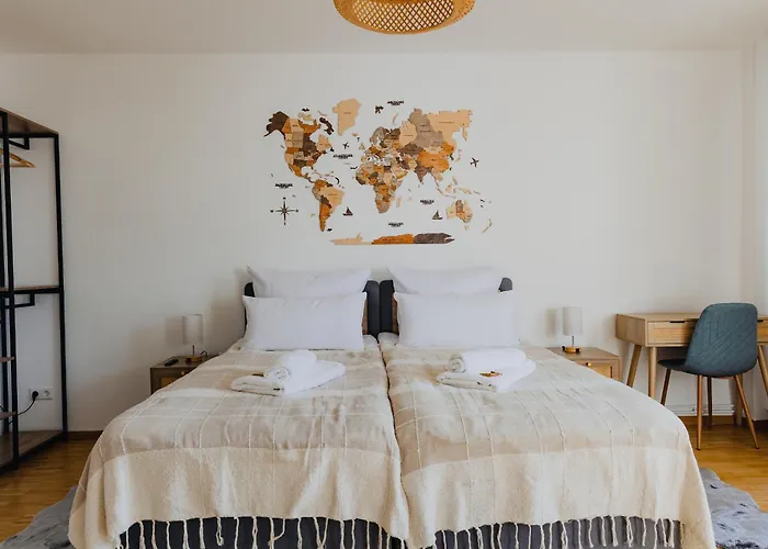 Atlas Dinslaken, 3 Zimmer, Zentrum, Naehe Bahnhof, Balkon Apartman