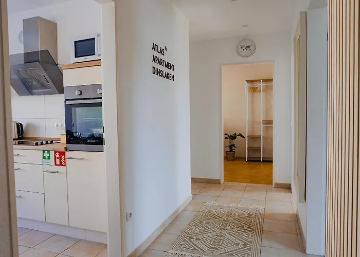Atlas Dinslaken, 3 Zimmer, Zentrum, Naehe Bahnhof, Balkon Apartman *